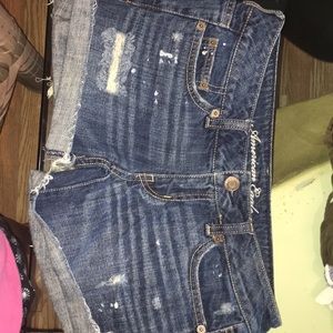 American eagle jean shorts